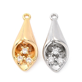 Подвески латунные горный хрусталь, без кадмия, без никеля и без свинца, букет подвесок