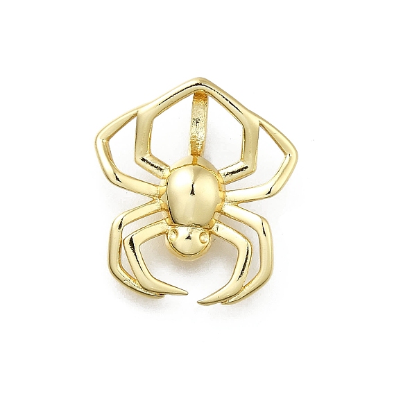 Латунные подвески, прелести паука, долговечный, без свинца и без кадмия, стойки покрытие