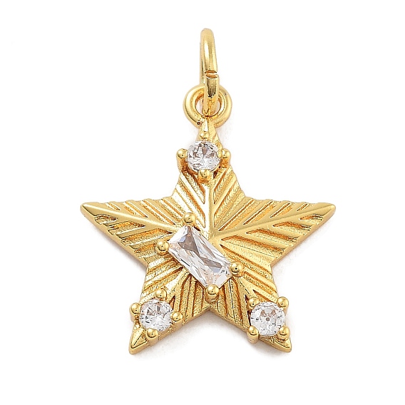 Стойка металлическая латунная микропрофилированная кубическая циркония подвески, долговечный, без свинца и без кадмия, звезда