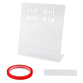 Acrylic Nail Art Display Board , for DIY Clear Display Box, Rectanlge