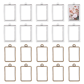 Подвески из медного сплава, прямоугольные