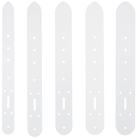 5шт. шаблоны для отверстий под ремни из ПВХ-пластика, кожаная модель ручной работы, для поделок ручной работы из кожи