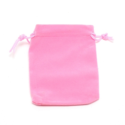 Bolsas de terciopelo de embalaje, bolsas de cordón, Rectángulo
