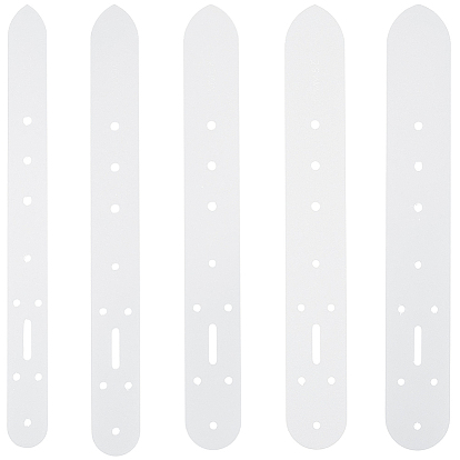 5шт. шаблоны для отверстий под ремни из ПВХ-пластика, кожаная модель ручной работы, для поделок ручной работы из кожи