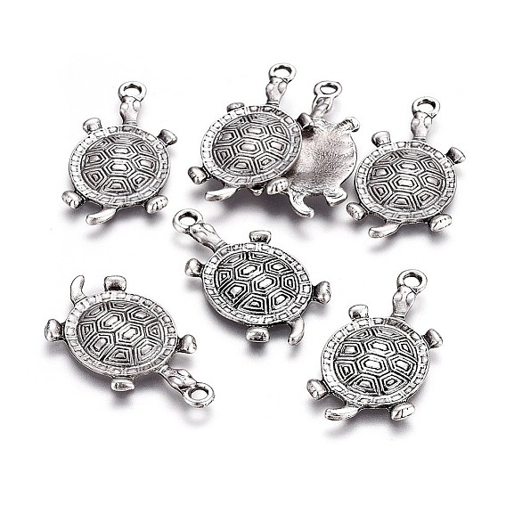 Сплавочные подвески тибетского стиля, Тема океана, без свинца, без никеля и без кадмия, Морская черепаха