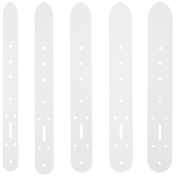 5шт. шаблоны для отверстий под ремни из ПВХ-пластика, кожаная модель ручной работы, для поделок ручной работы из кожи