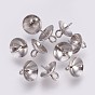 201 подвески из нержавеющей стали, за половину пробурено бисера, с 201 штифта из нержавеющей стали