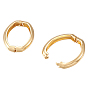 12Pcs Brass Shortener Clasps, Twister Clasps, Long-Lasting Plated, Real 18K Gold Plated, Oval Ring