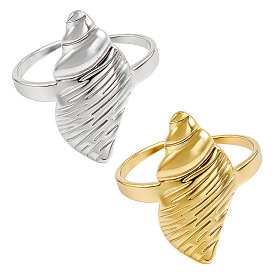 304 открытые кольца манжеты из нержавеющей стали, форма раковины