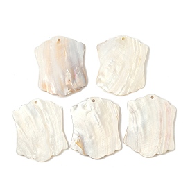 Природные подвески оболочки пресноводных, прямоугольник амулеты