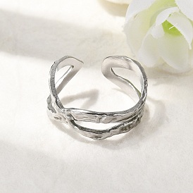 304 открытые манжеты из нержавеющей стали для женщин