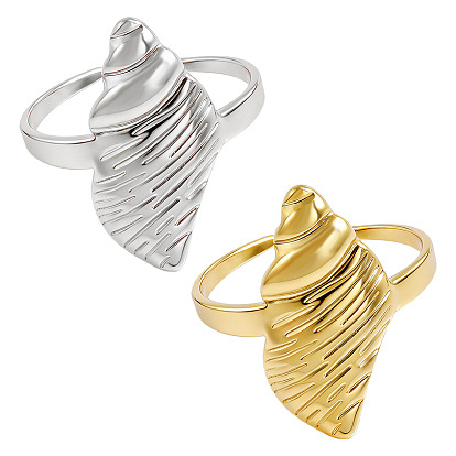 304 открытые кольца манжеты из нержавеющей стали, форма раковины