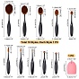 Cosmetic Tool Set, with Silicone Makeup Brush Cleaning Mat and Makeup Brushes Set