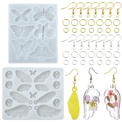 Силиконовые формы для подвесок-бабочек своими руками для изготовления сережек своими руками