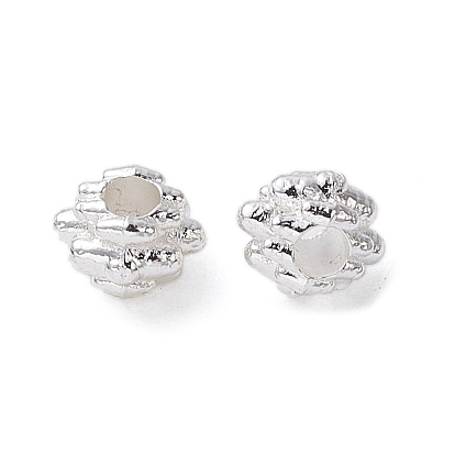 Alloy Spacer Beads, Long-Lasting Plated, Flower Shape