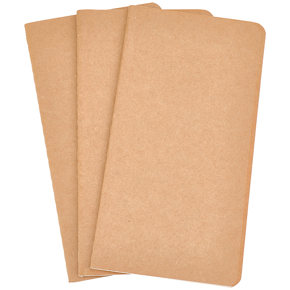 3шт. бумаги, пустые блокноты, дневник путешествий, прямоугольные