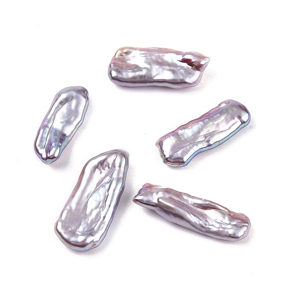 Бусины из натурального жемчуга кеши в стиле барокко, пресноводного жемчуга, нет отверстий / незавершенного, самородки