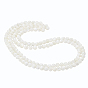 2 Strands Natural Trochid Shell/Trochus Shell Beads Strands, Round