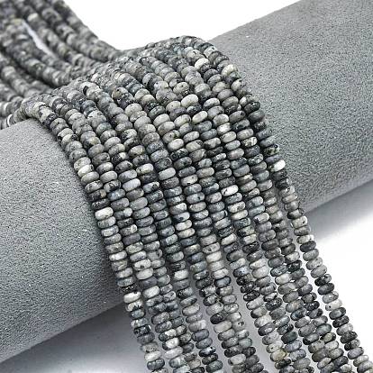 Природные лабрадорита бисер нитей, матовые, рондель