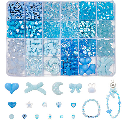 822шт акриловые бусины, разнообразные