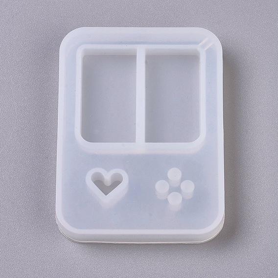 Shaker-Form, DIY Treibsand Schmuck Silikonformen, Gießformen aus Harz, für UV-Harz, Epoxidharz Schmuckherstellung, Spielkonsole