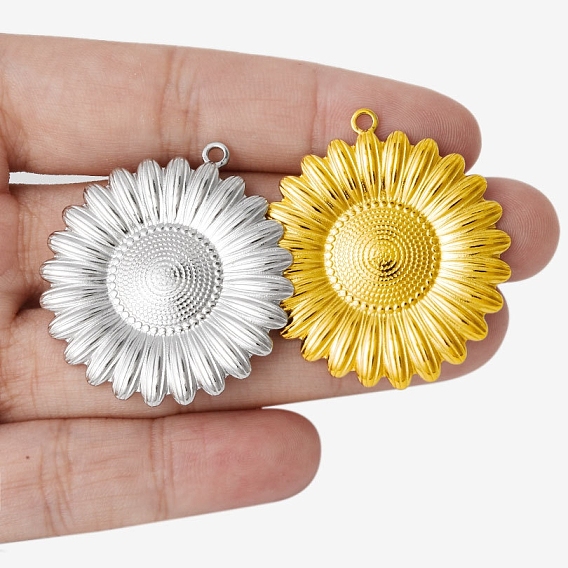 304 подвески из нержавеющей стали, очарование подсолнуха