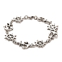 304 Stainless Steel Skull Anchor & Helm Link Chain Bracelets