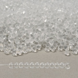 MIYUKI 3.4mm Drop Beads, Japanese Seed Beads, Transparent Colours