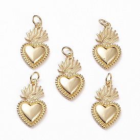 Латунные подвески, святое сердце