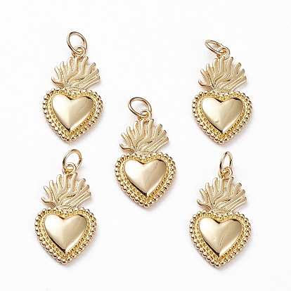 Латунные подвески, святое сердце