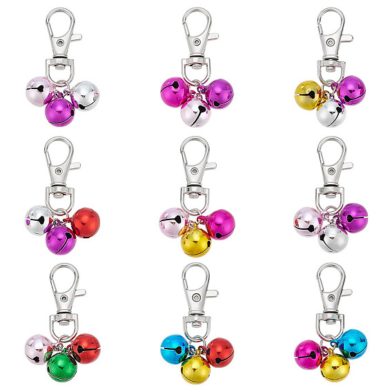 10 шт. подвесные украшения в виде колокольчиков из сплава и латуни, зоотовары