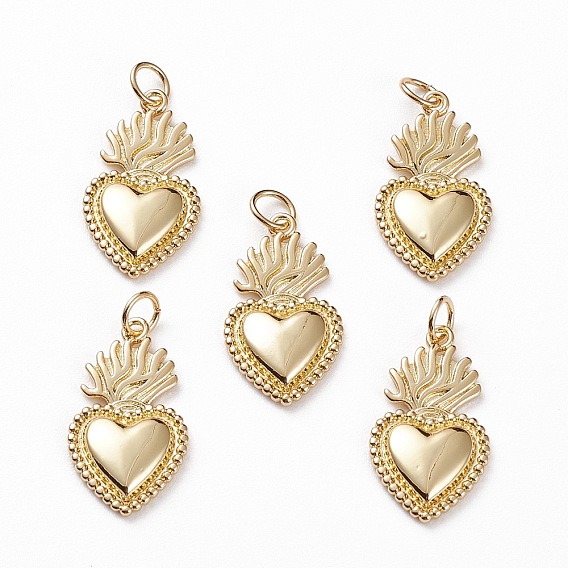 Латунные подвески, святое сердце