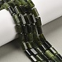Бусы из натурального канадского нефрита, граненые, колонка