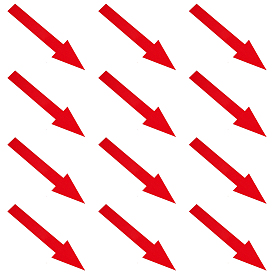 Самоклеящиеся наклейки со стрелками из ПВХ, водонепроницаемые наклейки со стрелками направления для пола, стены и гладкие поверхности