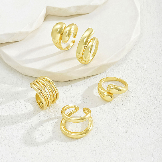 Латунные кольца для женщин