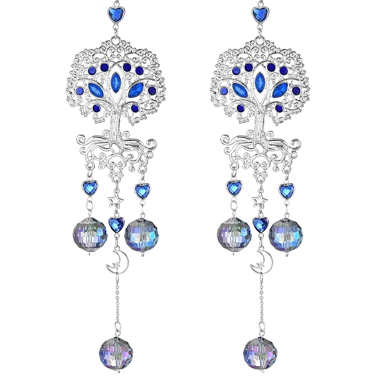 Подвесные украшения из металла «дерево жизни», Круглые ловцы солнца с кисточками для украшения балкона на открытом воздухе в саду