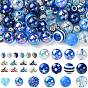 DIY Jewelry Making Kits, including 50Pcs Acrylic & Resin & Plastic Beads, 50Pcs Polymer Clay Rhinestone Beads, 50Pcs Brass Rhinestone Spacer Beads, Mixed Shapes
