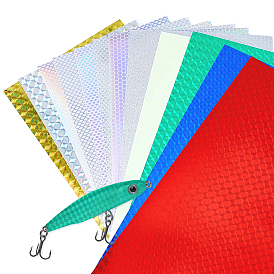 Водонепроницаемые голографические самоклеящиеся ПВХ-листы для рукоделия, лазерные наклейки, работает с камеями и фрезами, для художественного оформления