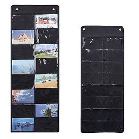 2шт. 2 стили 16 клетчатая ткань оксфорд, рулоны для ювелирных изделий, солнцезащитные очки, Подвесные сумки-органайзеры для очков, прямоугольные