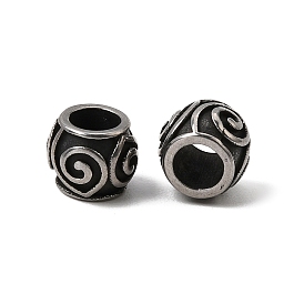 316 Surgical Stainless Steel Beads, Round