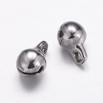 304 charmes en acier inoxydable, ronde, petite cloche