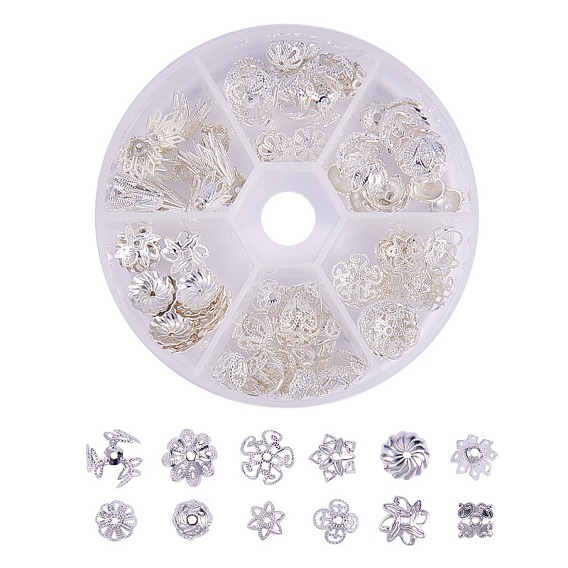 Brass Bead Caps, Multi-Petal