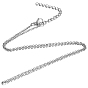 304 Stainless Steel Pendant Necklaces, with Freshwater Pearl Beads and Lobster Claw Clasps