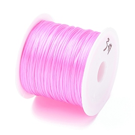 50 ярдов плоской эластичной кристаллической струны, эластичная нить для бисера, для изготовления эластичного браслета