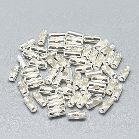 925 Коннекторы с шариковой цепью из серебра, с печатью 925