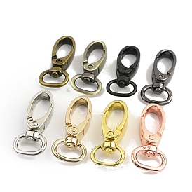 Zinc Alloy Swivel Snap Hook Clasps, for Bag Strap Making