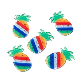 Acrylic Cabochons Suitable for Hair Pins, Hair Accessories and Clothing for Decoration, Ananas