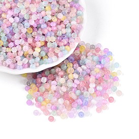 Стеклянный бисер в стиле волочильного станка, круглые, имитация шарики глаза кота, круглое отверстие