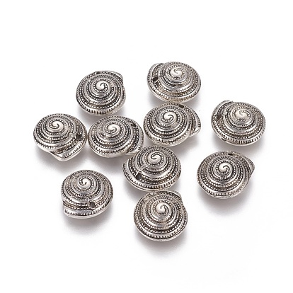 CCB Plastic Charms, Snail, 14x12x5mm, Hole: 1mm