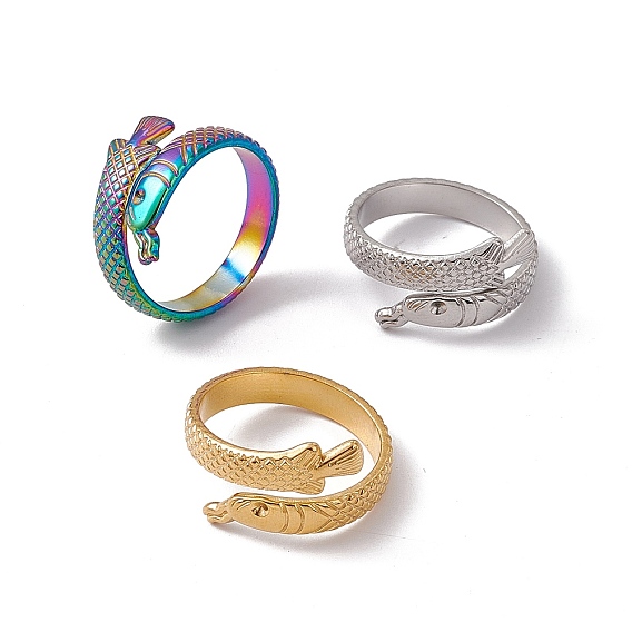 304 кольцо из нержавеющей стали с открытой манжетой для женщин